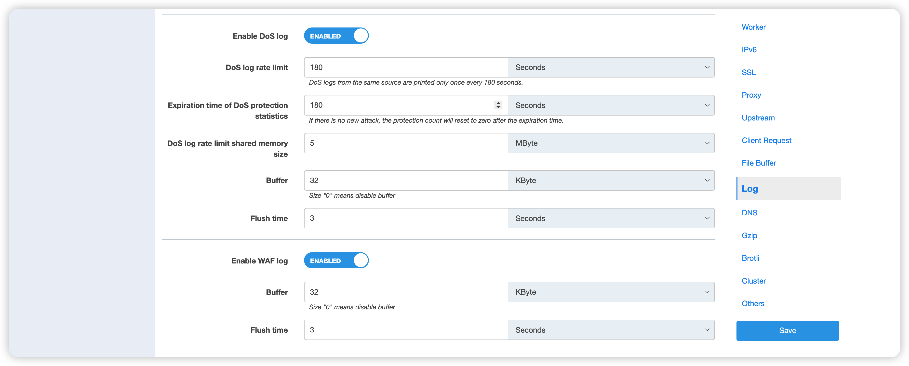 DoS Attack Log | OpenResty Inc. Documentation