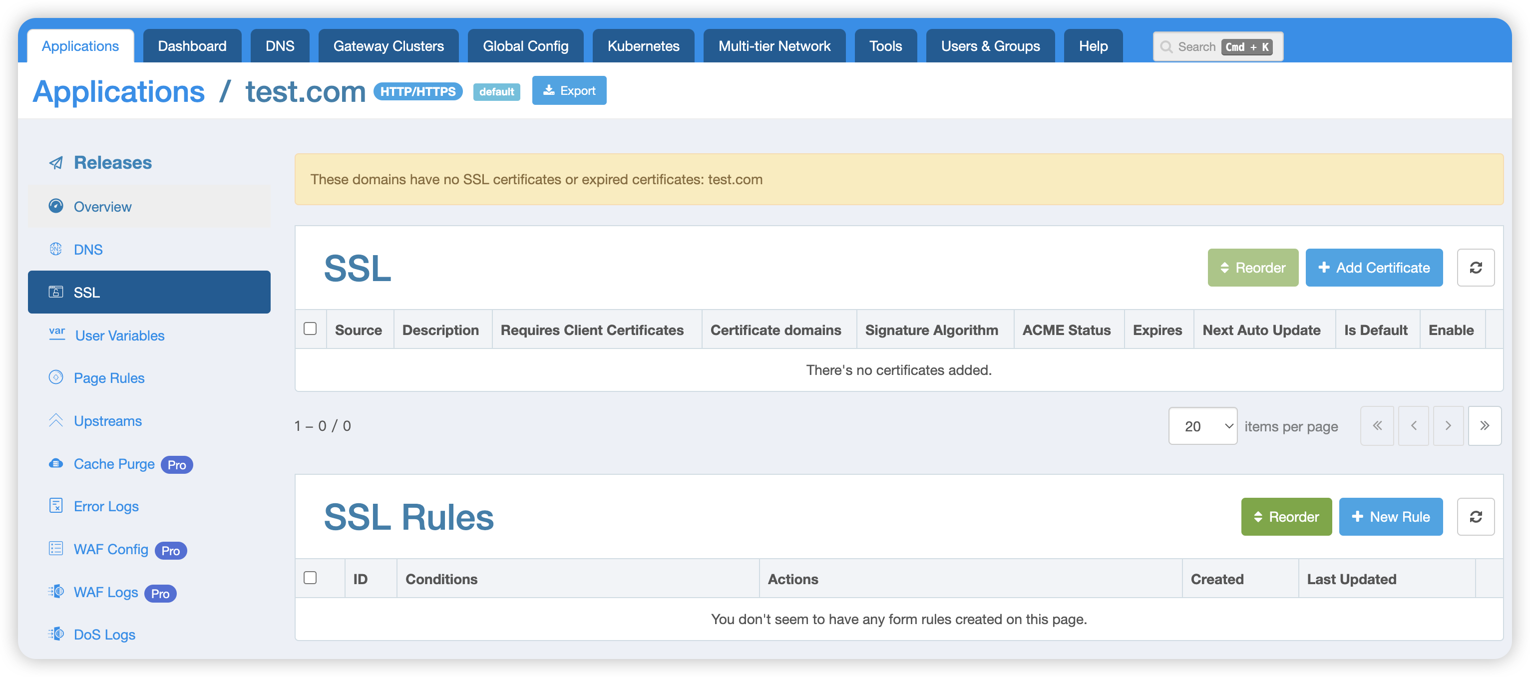 Certificate Overview