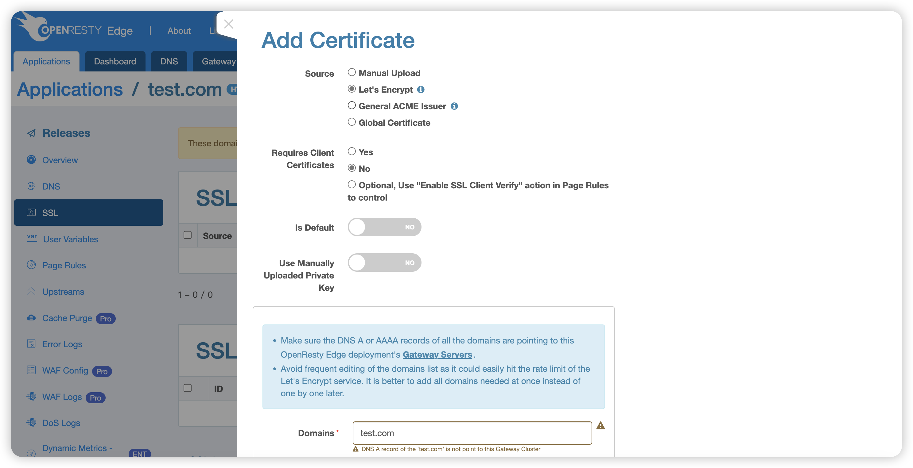 Let&rsquo;s Encrypt 證書