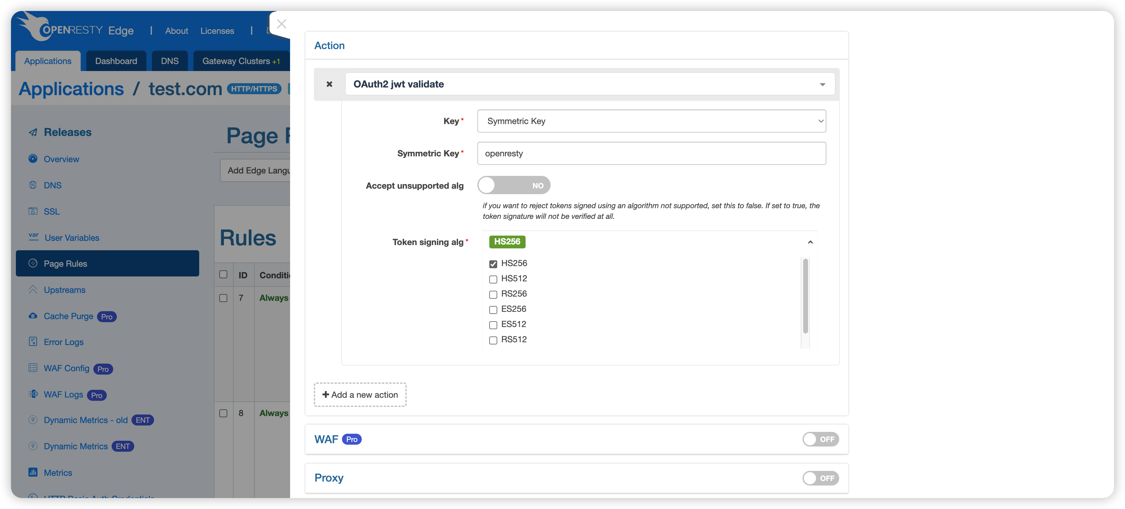 OAuth2 JWT 認證設定介面